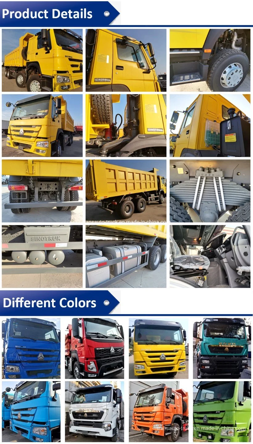 Sinotruck HOWO Sinotruk 30t Heavy Duty Truck 20cbm 6X4 371HP Tipper/Dump Trucks Price for Ethiopia Truck