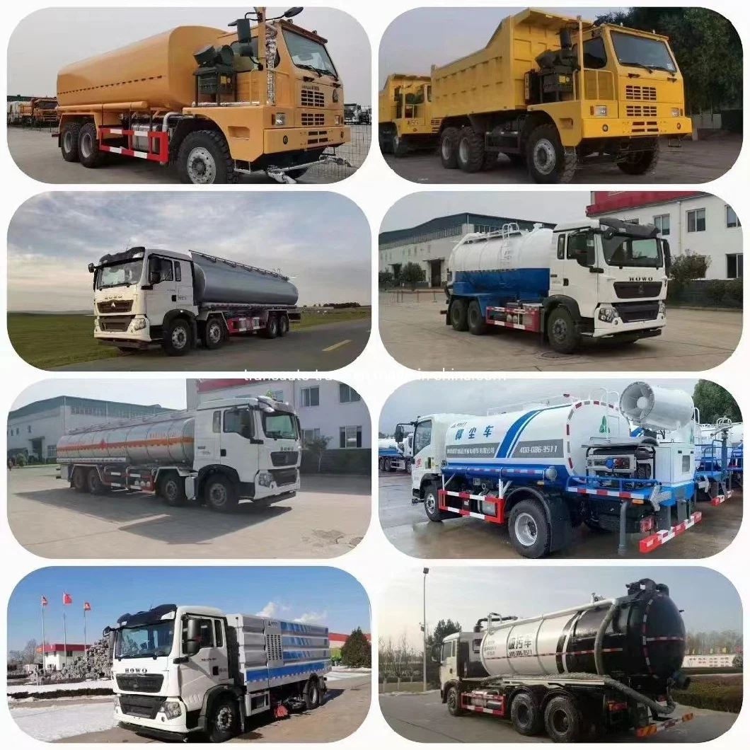 Sinotruk HOWO New LHD/Rhd 8X4 371HP 50t 12 Wheels Dumper/Tipper/Dump Truck Price for Mining/Construction
