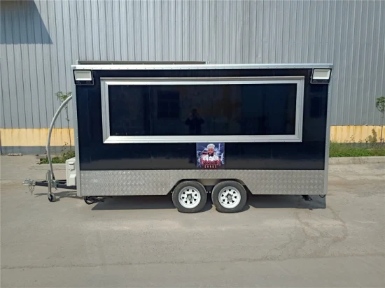 Caminhão de comida móvel com desconto de 13 pés e 50% de caminhão de comida para camping com DOT Vin