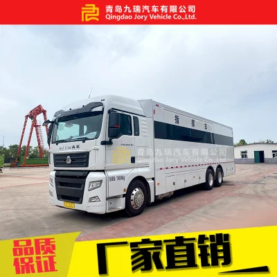 Novo veículo de comando de emergência Sinotruk HOWO 6X4 com tração nas quatro rodas pronto para uso FAW Beiben Dongfeng Shacman Foton segundo caminhão caminhão especial para serviço pesado