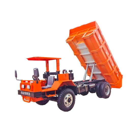 Caminhão basculante de mineração de seis rodas e alta capacidade de 8 toneladas para operações em larga escala