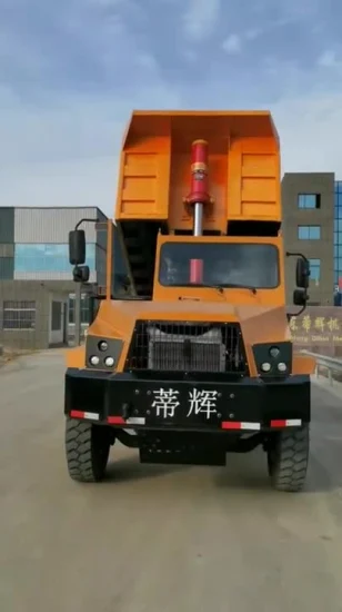 Caminhão basculante de mineração de 35 toneladas de fabricante chinês com transmissão manual para caminhão pesado de escória de túnel
