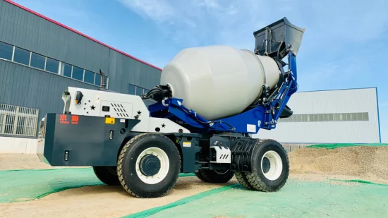 Mini misturador de concreto móvel com carregamento automático caminhão misturador de cimento preço da bomba tambor portátil comprar misturadores de concreto com carregamento automático a diesel preços para venda