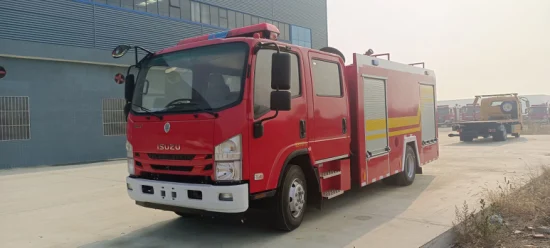 Japen marca espuma e tanque de água caminhão de combate a incêndio 5000l 8000l equipamento de combate a incêndio resgate caminhão especial com boa qualidade
