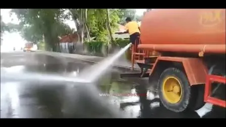 DFAC Cummins Tanque de água Bowser Tanker Sprinkler Spray de limpeza Caminhão de transporte