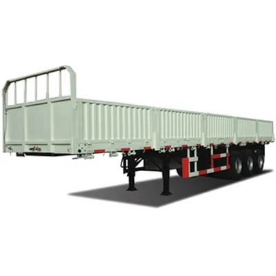 Heavy Duty 2/3/4 Eixos 13m 80 Ton Sidewall Container Transporte de Carga a Granel Semi Reboque Side Drop Side Wall